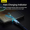 Кабель Baseus Glimmer USB Type-C to USB Type-C 100W PD 2.0 5А LED 2 м Blue (CADH000803), фото 5