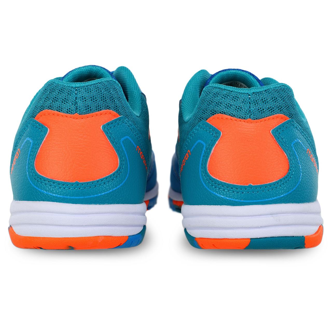 Обувь для футзала мужская MARATON 230510-3 размер 40-45 голубой-оранжевый kl - фото 6 - id-p2142129864