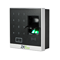 Біометричний термінал ZKTeco X8s зі зчитувачем RFID карт, вбудованою клавіатурою і сканером відбитків пальців