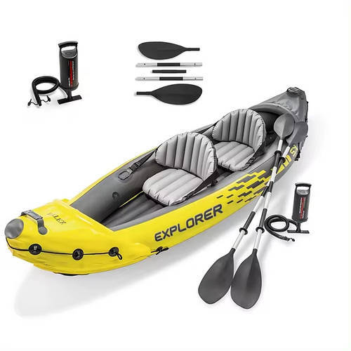 Надувная лодка каяк двухместная Intex Explorer K2 с килем до 180 кг (ID ...