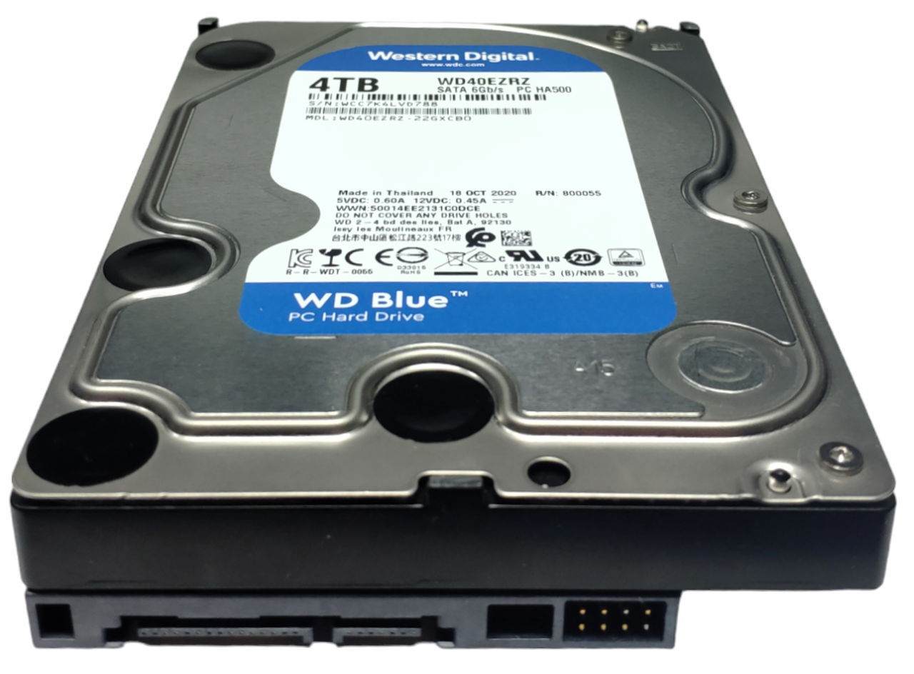Жесткий диск HDD 4TB 5400rpm 64MB SATA III 3.5 WD Blue
