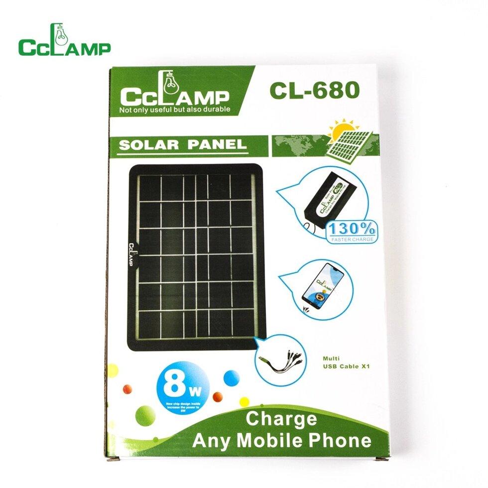 Сонячна панель Solar panel CClamp CL680 6V - 8W. TOS
