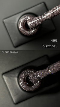 Designer Professional Disco Gel 489 - Світловідбивний гель-лак, 9 мл