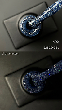 Designer Professional Disco Gel 492 - Світловідбивний гель-лак, 9 мл