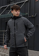 Куртка демисезонная мужская Staff soft shell ber dark gray ShoppinGo Куртка демісезонна чоловіча Staff soft