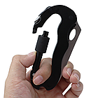 Бездротові навушники в кейсі Awei T5 Bluetooth навушники із зарядним кейсом + Подарунок Карабін ніж, фото 9