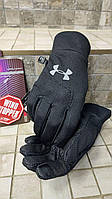 Перчатки мужские зимние Under Armour Windstopper с сенсорным пальцем