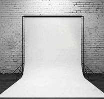 Фотофон студійний Prolight матовий вініловий для предметної зйомки 1,6х5 м Білий