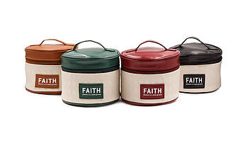 Косметичка циліндр на блискавці 13*16,5 см у різних кольорах Karman