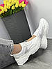 Кросівки жіночі "ШКІРА " 8 пар у ящику білого кольору 36-40, фото 2
