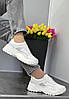 Кросівки жіночі "ШКІРА " 8 пар у ящику білого кольору 36-40, фото 3