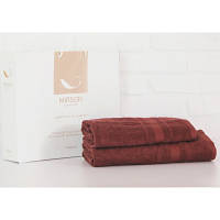 Рушник MirSon набор банный №5071 Elite SoftNess Brown 50х90, 70х140 (2200003183092)