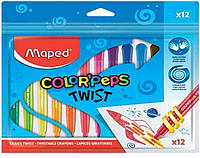 Набор цветных карандашей Maped Color'Peps Twist, 12 шт. (B07KD1DK1Q)