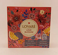 Набор Lovare Love Blossom чай ассорти Ловаре 90 пак (6 видов по 15 шт)