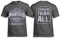 Футболка PANTERA Stronger Than All графитовая