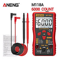 Автоматический мультиметр ANENG M118A Auto 6000 counts с фонариком