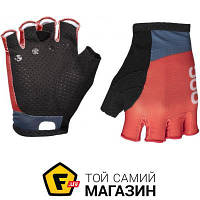 Велоперчатки poc Essential Road Mesh Short Glove рукавички велосипедні короткі (Prismane Red, L) (PC