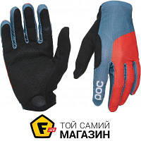 Велоперчатки poc Essential Mesh Glove рукавички велосипедні (Cubane Blue/Prismane Red, S) (PC 303728249SML1)