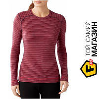 Термокофта Smartwool Wm s Merino 250 Baselayer Pattern Crew кофта жіноча (Aubergin Heather, M) (SW