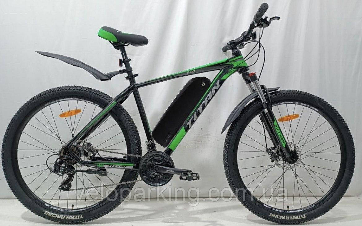 Електровелосипед алюмінієвий 29 Fox 500 W 48V/13AH, 20A гірський E-Titan міський найнер Cross