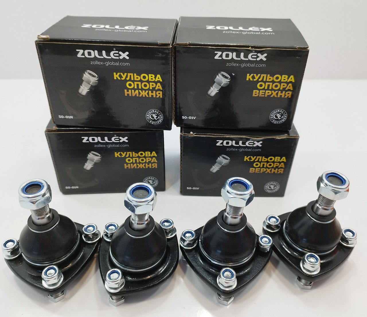 Кульові опори (к-т4шт) ВАЗ 2101-07 ZOLLEX Польща, фото 1