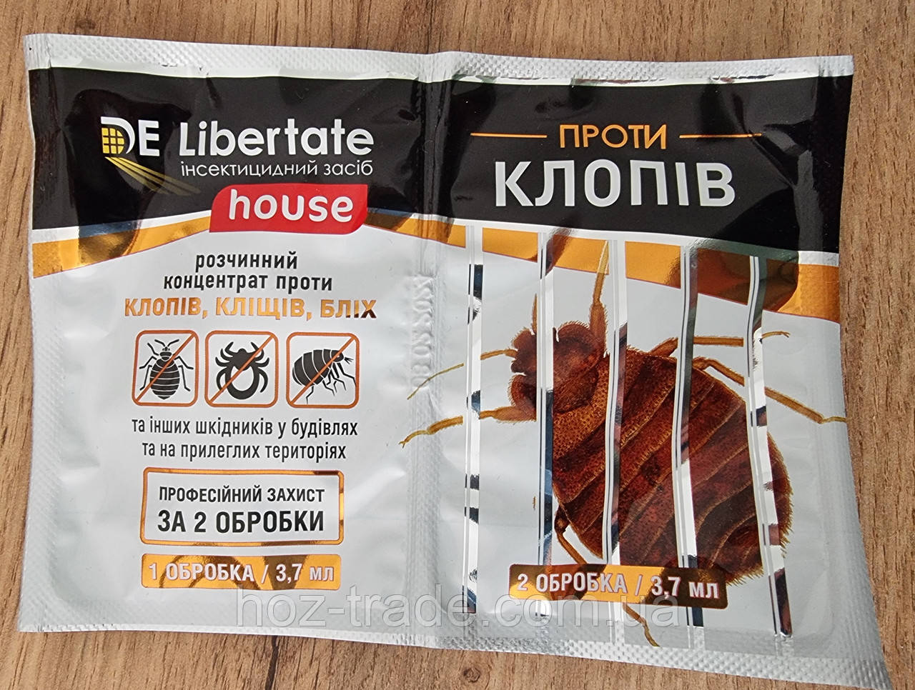 Засіб від клопів, кліщів, бліх E Libertate house