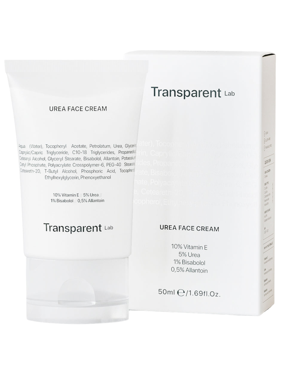 Transparent Lab Urea Face Cream Крем для обличчя із сечовиною 50 мл, фото 1