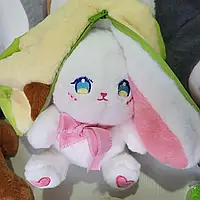 Мягкая игрушка Кролик в авокадо 35см. Авокадный кролик, превращается в клубничку ДТ