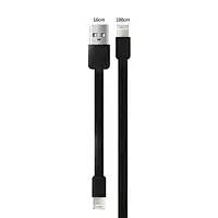 Дата-кабель WK WDC-009 M&S USB (тато) - Lightning + micro USB (тато) 1m Black (2000700004696)