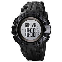 Годинник наручний чоловічий SKMEI 1545BKWT BLACK-WHITE, водонепроникний чоловічий годинник. Колір: чорний NST