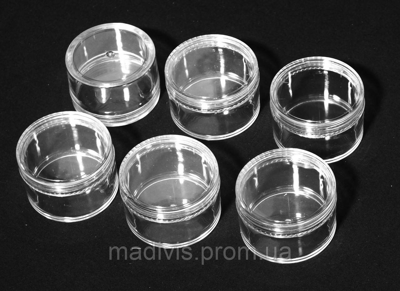 Набір баночок ( 6 штук) із кришками, що закручуються, 45х30 мм., фото 1