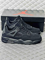 Кроссовки весенние Nike Jordan 4 Retro Black Cat Кроссовки унисекс Найк Джордан Ретро 4 кросовки Джордан