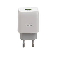 Сетевое Зарядное Устройство Hoco C72Q Glorious QC3.0 18W Цвет Белый