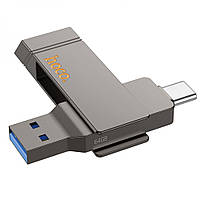 Накопитель USB Flash Drive Hoco UD15 Clever USB3.2 64GB Type-C Цвет Серый