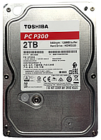 Жесткий диск HDD 2TB 5400rpm 128MB SATA III 3.5 Toshiba P300 HDWD220UZSVA 3SC9H