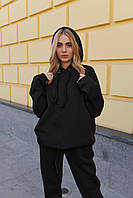 Худи женское черное черное черное Oversize NST