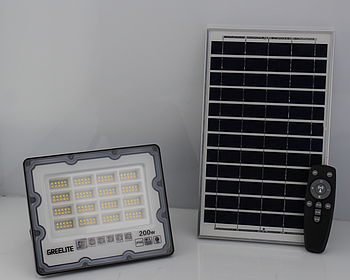 Вуличний ліхтар на стовп на сонячній панелі 200 W JX 007/8955 (10)