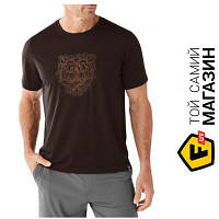 Термофутболка Smartwool Men"s Merino 150 Le Tigre Tee футболка чоловіча (Sumatra Brown, S) (SW 16077.893-S)