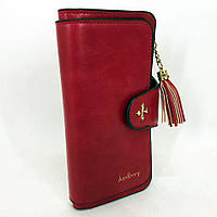 Клатч портмоне гаманець Baellerry N2341, Жіночий ексклюзивний гаманець, Невеликий гаманець. Колір: червоний NST