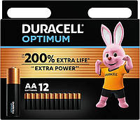 Щелочные батарейки Duracell Optimum АА (B093CBBKG8)