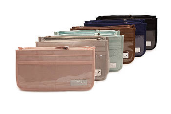 Косметичка універсальна дорожня на блискавці 19*22 см у різних кольорах Karman