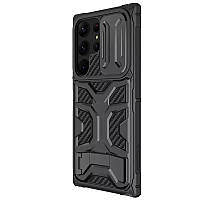 TPU+PC чехол Nillkin CamShield Adventurer Pro (шторка на камеру) для Samsung Galaxy S23 Ultra NST