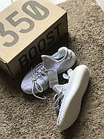 Adidas Yeezy Boost 350 v2 Static (Топ качество) Чоловічі кросівки 40 (25,5 см) Адідас Ізі буст 350 статік білі