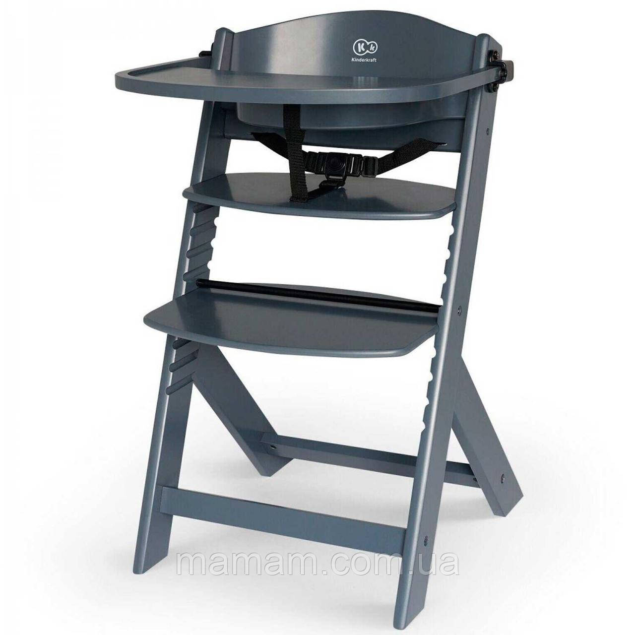 Стільчик для годування KinderKraft Enock Grey, фото 1