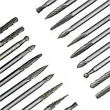 Набір борфрез для металу, 20 шт., фото 2