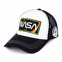 Кепка бейсболка Oscar с логотипом NASA , цвет белый с сеткой ch