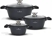 Набір каструль і сковорідок Zwieger Black Stone Komplet 6El Garnków 20Cm 2L 24Cm 3,5L 28 5,5L