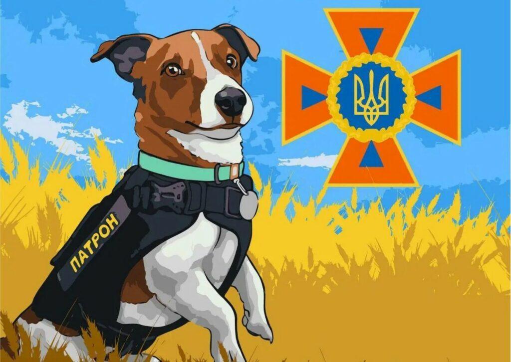 Алмазна мозаїка 30x40 "Пес Патрон" ST482