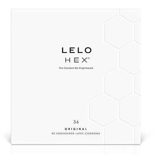 Презервативы LELO HEX Condoms Original 36 Pack, тонкие и суперпрочные ...
