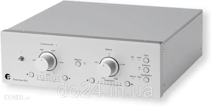 Підсилювач звуку Pro-Ject Phono Box RS2 Srebrny